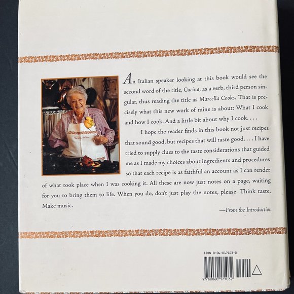 MARCELLA CUCINA Marcella Hazan Classic Italian James Beard Award Cookbook EUC - Picture 7 of 8